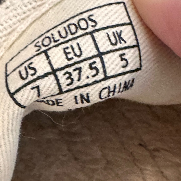 NWOT Black Soludos Classic Espadrilles - Picture 6 of 6